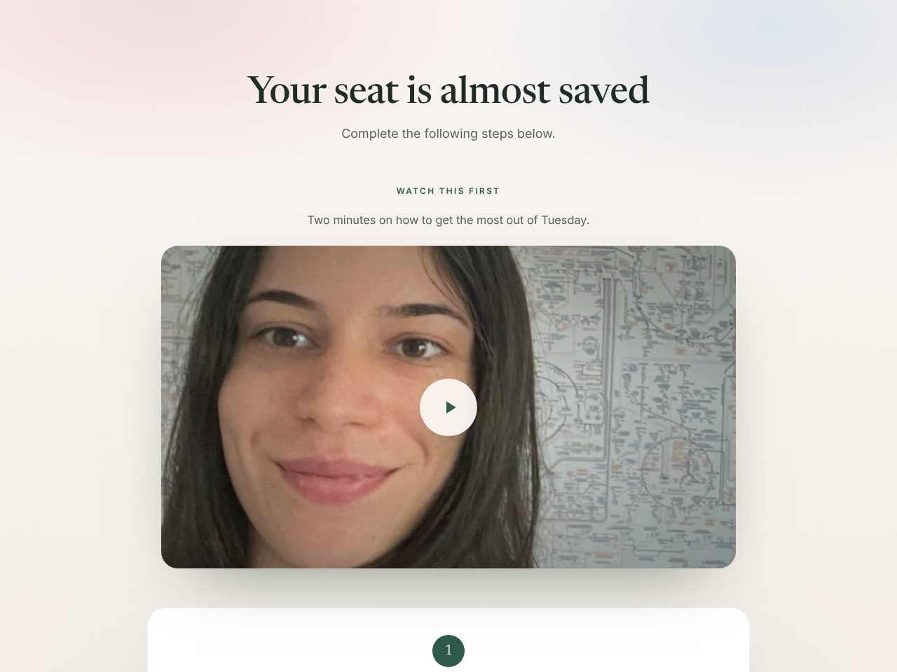 Thank-you page preview